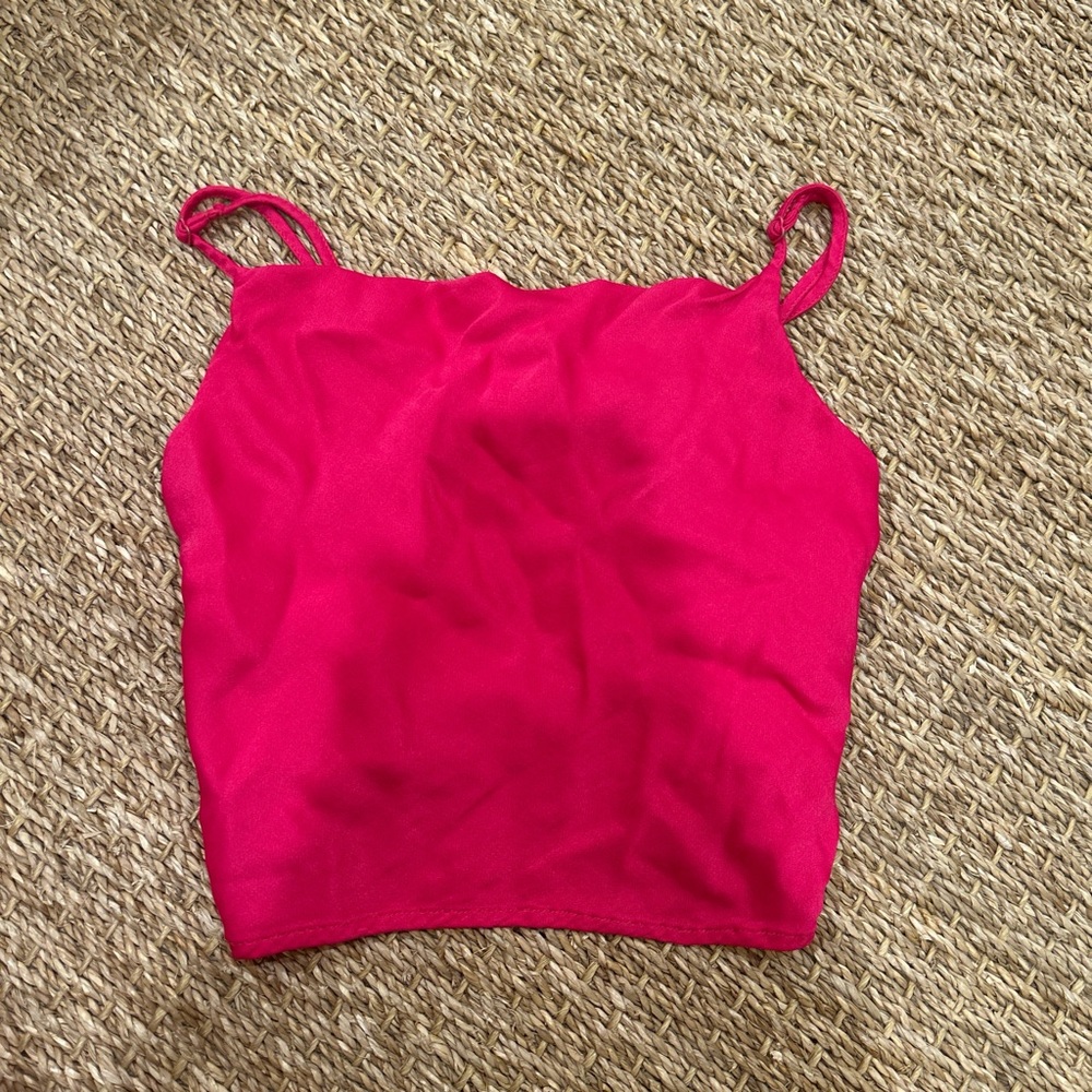 Zara Fuchsia Sleeveless Top